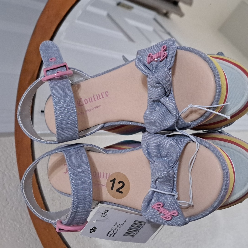 Juicy couture wedge sandals